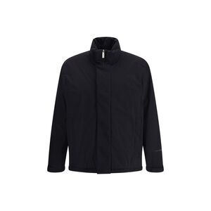 Laminar Men Bomber Jacket With Zip And Snap Buttons Closure